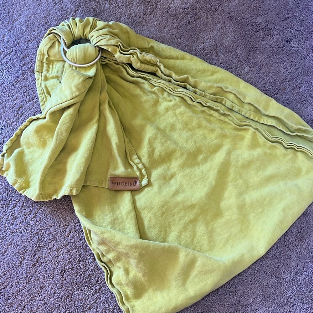 Lime green wildbird ring sling